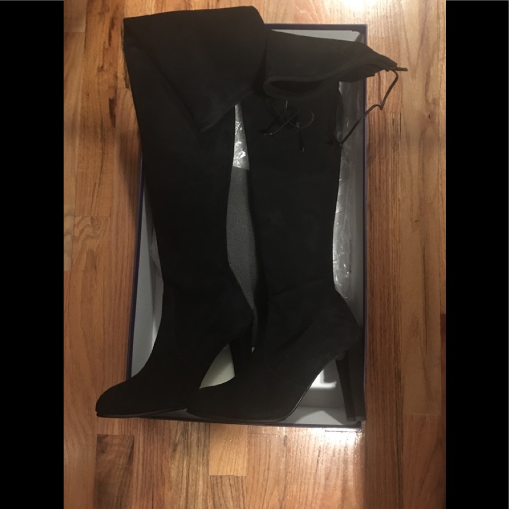 New Stuart Weitzman Highland boots Over the Knee
